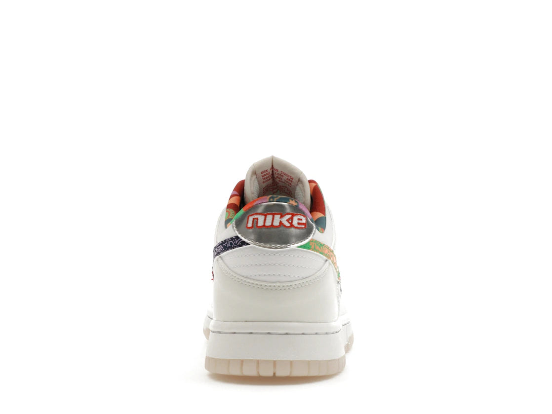Nike Dunk Low White Multi-Color Paisley (GS)
