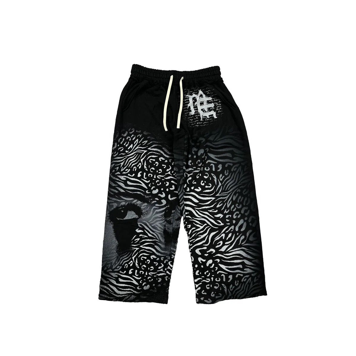 Mixed Emotions Black 'Stripped' Sweatpants