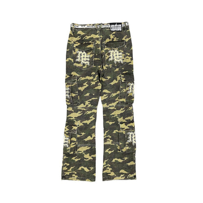 Mixed Emotions 'ME' Camo Cargo Pants