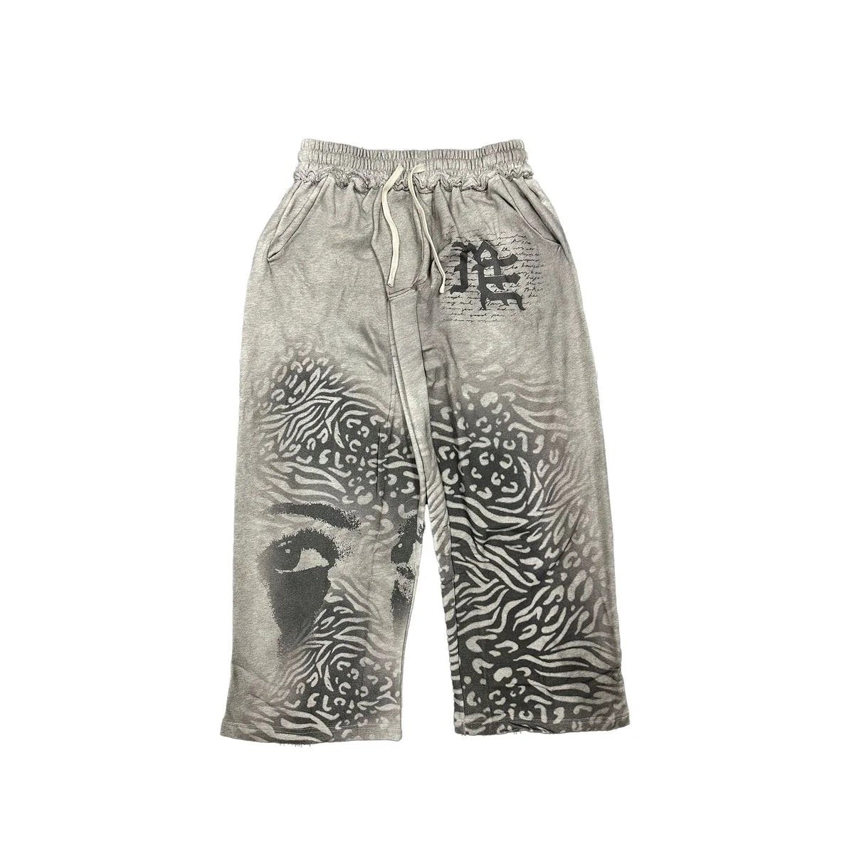 Mixed Emotions Cream 'Stripped' Sweatpants