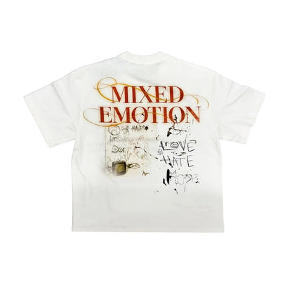 Mixed Emotions White “Deja Vu” Tee
