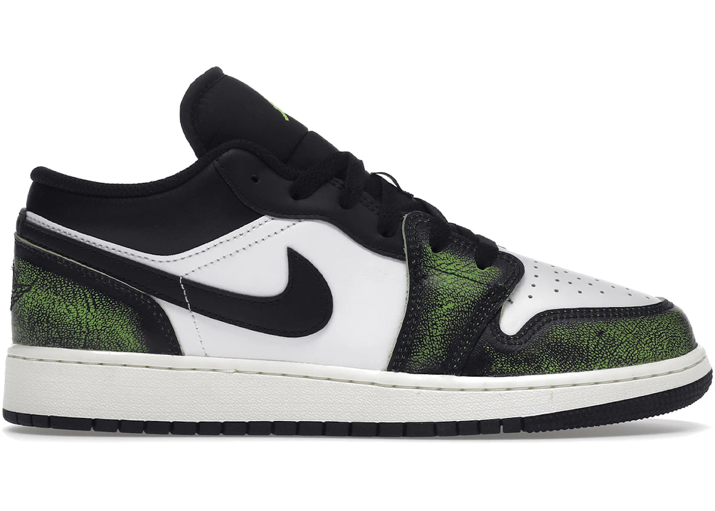 Jordan 1 Low Wear Away Electric Green (GS)