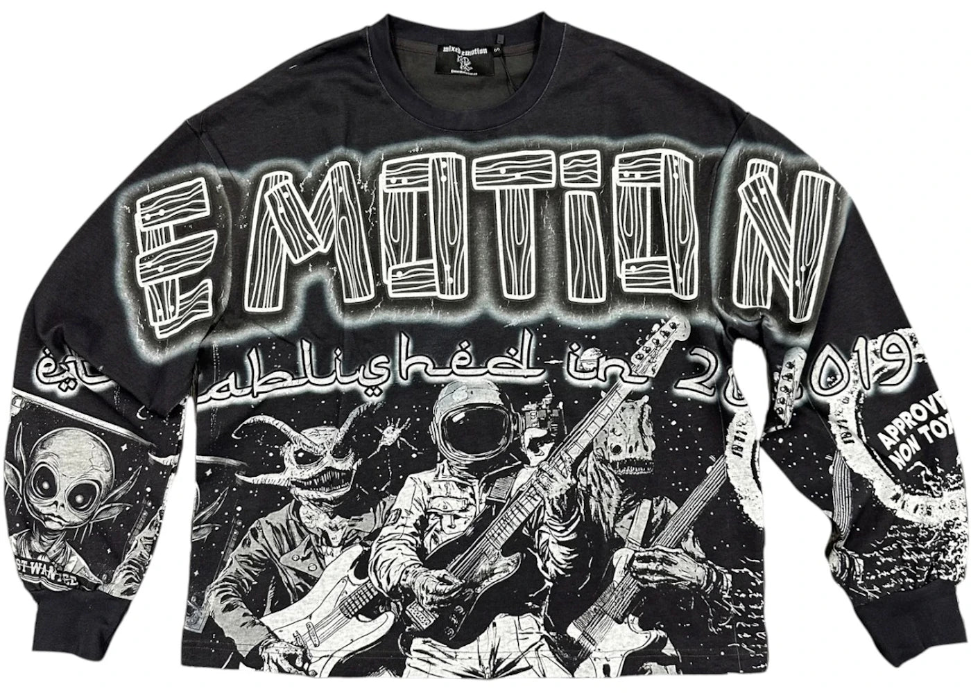 Mixed Emotions Astro Longsleeve Black