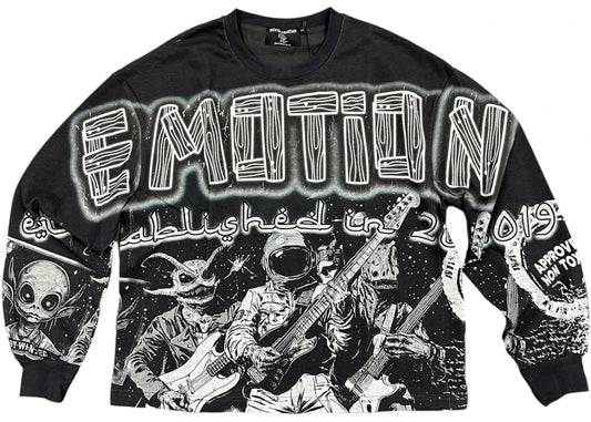 Mixed Emotions Astro Longsleeve Black