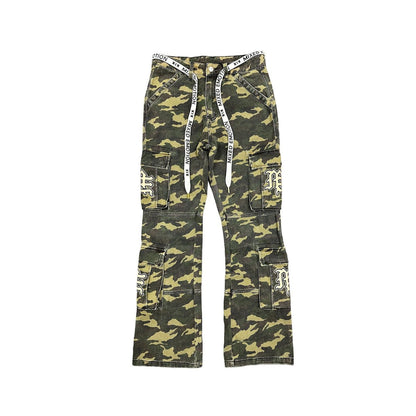 Mixed Emotions 'ME' Camo Cargo Pants