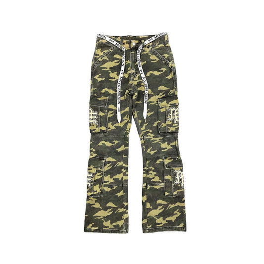 Mixed Emotions 'ME' Camo Cargo Pants