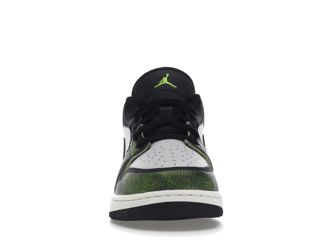 Jordan 1 Low Wear Away Electric Green (GS)