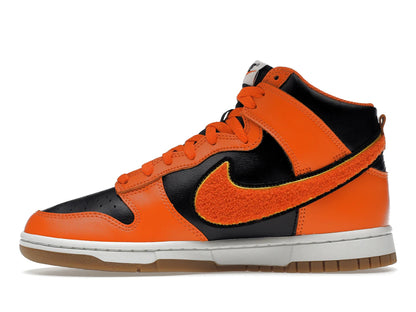 Nike Dunk High Retro Chenille Swoosh Safety Orange