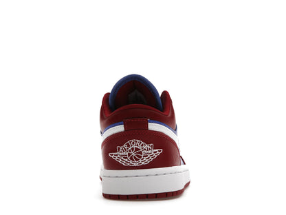 Jordan 1 Low Pomegranate Medium Blue (Women's)